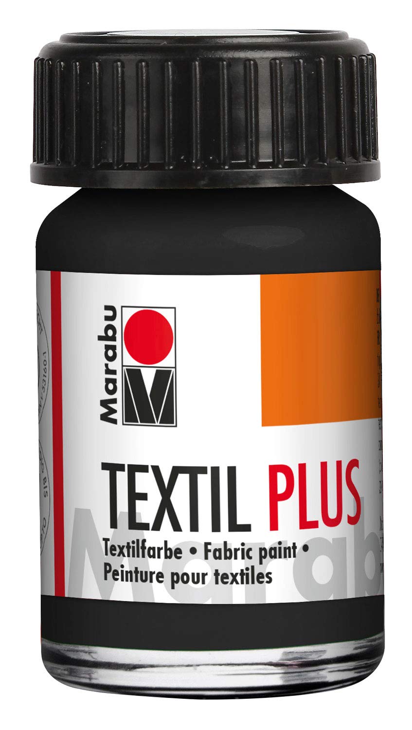 Marabu Textil Fabric Paint 15ml - 073 Black