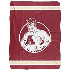 Alma College Blanket, 60"x80" Primary Logo, Silky