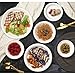 brheez 7 in. Disposable Plates Paper Plates Alternative Compostable Plates Heavy Duty [Pack of 60] Eco-Friendly 100% Natural Sugarcane Bagasse Fiber Biodegradable