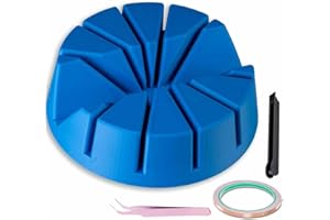 ARSTBETY Stained Glass Multi-Angle Jig Set with Stained Glass Hand Foiler, Copper Tape, Tweezer, Complete Stained Glass Foiling Tool for Art Crafter