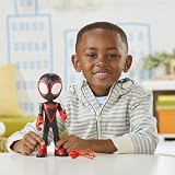 Hasbro SPIDEY AND HIS AMAZING FRIENDS Miles Morales Supersized Spider-Man Figure view 6