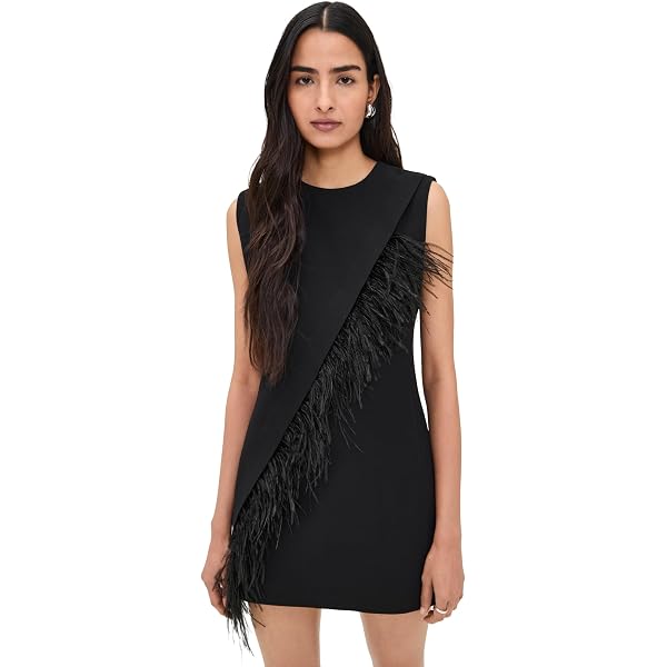likely cami feather hem mini dress LIKELY Cami Dress in White