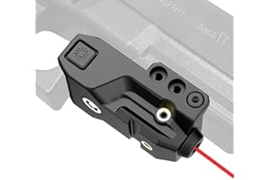 VITOINNO Green/Red/Blue Laser for Pistol w/Picatinny Rail, Gun Laser Sight with Strobe and Battery Level Indicator, Magnetic Rechargeable