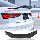 Real Carbon Fiber Trunk Spoiler for Audi A3 S3 RS3 2014-2020 | Rear Boot Lid Highkick Wing Lip Factory Outlet