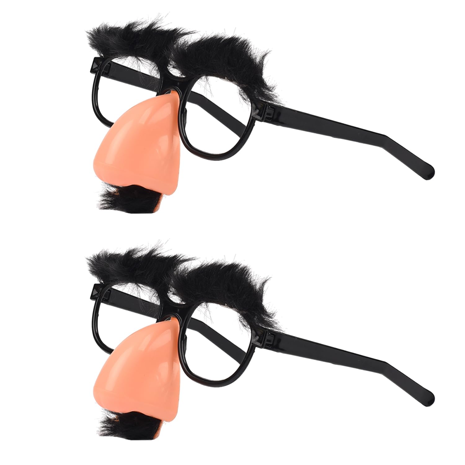 AOVNA Disguise Glasses with Funny Nose Novelty Party Favors Halloween Decorative Glasses Party Glasses with Eyebrows and Mustache (2)