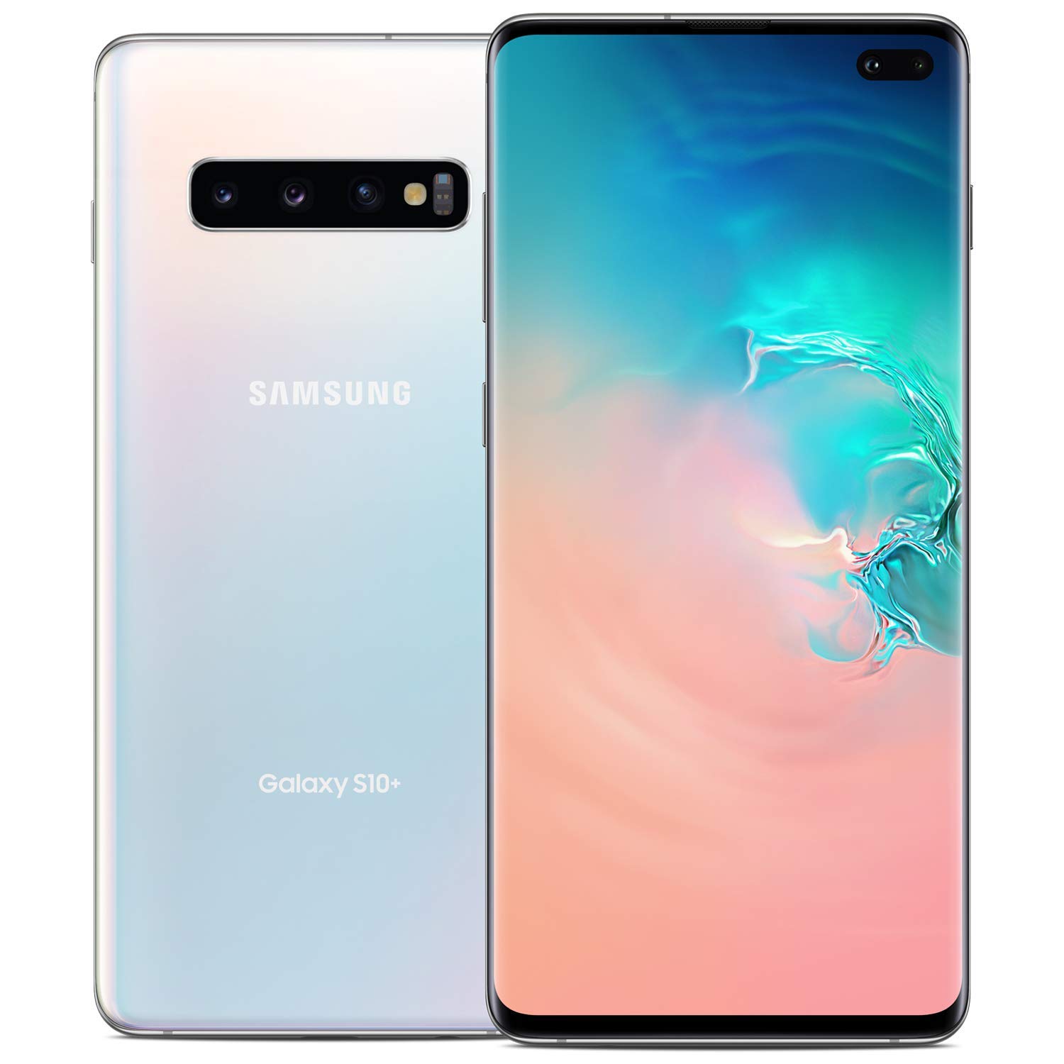 Samsung Galaxy S10+ 128GB - Prism White - Unlocked (Renewed)
