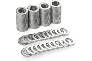 FANHAY 94109-14000 Oil Drain Plug Gasket Washer Crush Seal-14mm Replacement for Acura Honda Chevrolet Eagle Isuzu Jeep Kia Lexus Saturn Suzuki,9410914000 (M14-Silver-100pcs)