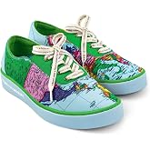 Hot Chocolate Design All-Day Women's Lace-Up Sneakers | Vegan Fabric Upper, Soft Inner Lining, Arch-Support Insole, Removable Insole, 4-Eyelet Closure, Non-Marking Rubber Sole