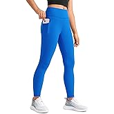 CRZ YOGA Girls Butterluxe Yoga Leggings with Pockets - Athletic Sports Casual Pants High Waist Tights Kids Teen