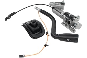 MOTOKU Steering Column Shift Mechanism Automatic Transmission Gear Shift Lever and Boot Kit for GMC Yukon Sierra for Chevrolet Tahoe Suburban Silverado Avalanche 2000-2006