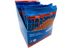 VAFELS Plant-Based Stroopwafel - Stroopwafel for Exercise & Endurance Performance | Vegan | No Artifical Ingredients | Sports Nutrition Waffel & Healthy Snack (Gluten-Free Maple)
