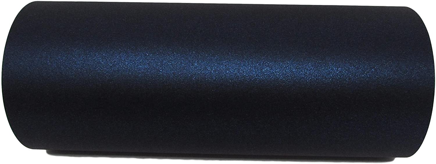 Syntego 12" x 12" Pearlescent Scrapbooking Paper Decorative 120gsm Double Sided (Navy Blue)