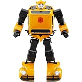 Robosen Bumblebee Flagship Transformer Robot Toy &ndash; Auto-Converts Beetle to G1 Bumblebee, 14.84", Voice &amp; App Control, 67 Microchips, 31 Joints, Programmable, Collector's Edition