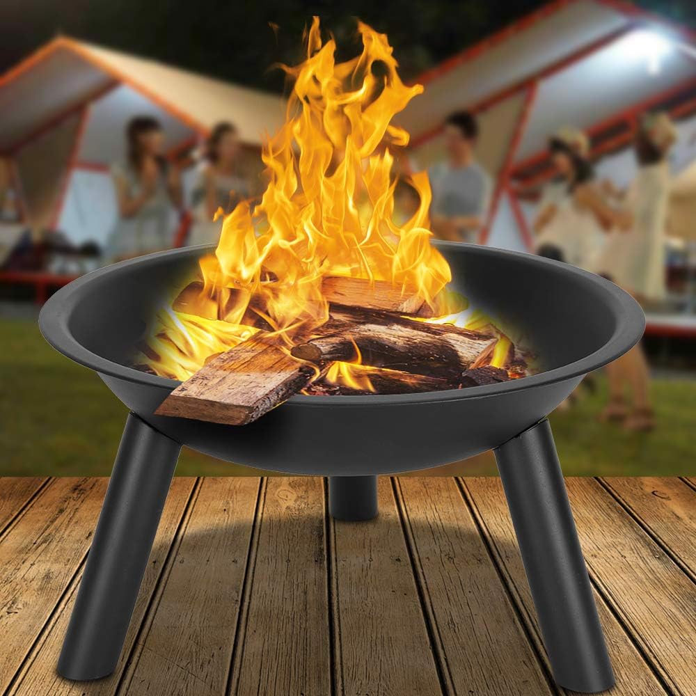 Amazon Com Panfrey 22 Inch Fire Pit Bowl Large Outdoor Bonfire