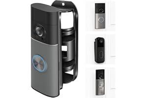 Adjustable 30 to 55 Degree Doorbell Angle Mount Compatible with Ring/Blink Video Doorbell/Battery Doorbell, Replacement Angle