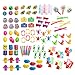 Neliblu Bulk Party Favor Pinata Toy Assortment Pack of 101 Pc, Mid-Sized and Small Toys, Easter Egg Fillers, Pinata Filler, Prizes for Party Favor Bags, School Classrooms, a Treasure Chest Box Toys
