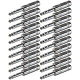 GLS Audio 1/4" Plugs for Patch Cables, Balanced Cables, Snakes - TRS Male Stereo 1/4 Inch Phono 6.3mm Phone Plug Bulk - 20 Pack