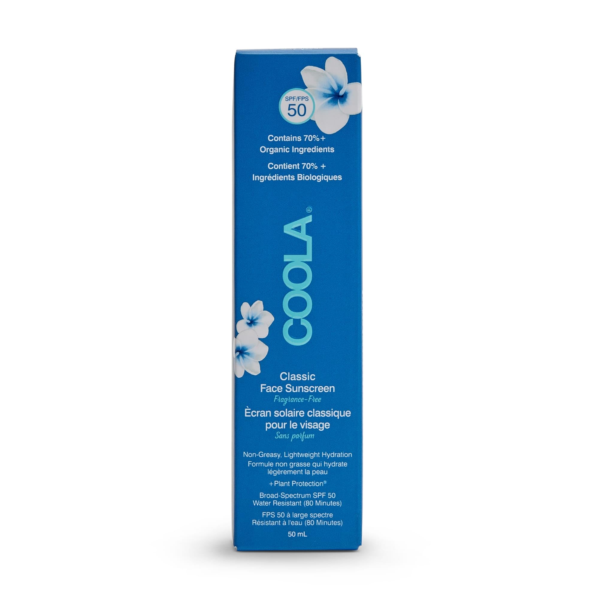 Coola - Classic Face Lotion Sunscreen Fragrance-Free SPF 50-50 ml Black