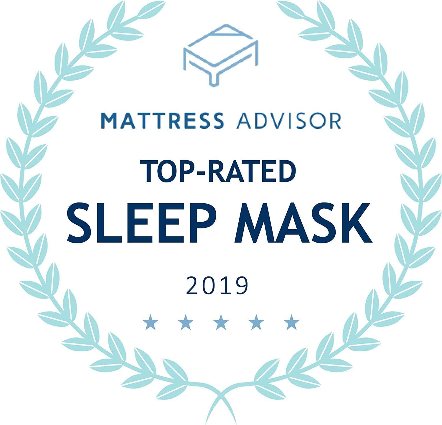 Bedtime Bliss Luxury Sleeping Eye Mask for Men & Women. Our Sleep Masks are Adjustable, Contoured & Comfortable for Full Blackout - Includes Carry Pouch and Ear Plugs -  Black : Beauty