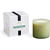 LAFCO New York Signature Candle, Fresh Cut Gardenia - 15.5 oz - 90-Hour Burn Time - Reusable, Hand Blown Glass Vessel - Made in The USA