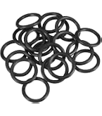 FOCMKEAS 50 PCS Nitrile Rubber O-Rings - 26mm OD, 22mm ID, 2mm Width, Buna-N Sealing Gaskets For Plumbing, Automotive, Faucet Repair