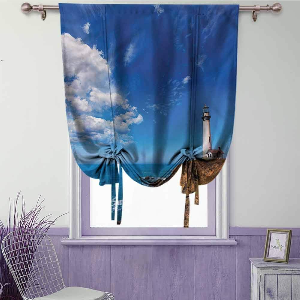 Amazon Com Lighthouse Roman Curtain Blackout Roman Curtain Decor