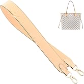 jiesinlov Vachetta Leather wide Straps Crossbody Replacement Bag Shoulder Strap for Neverful Graceful Speedy Tote Handbag Wide shoulder straps(Apricot-115)