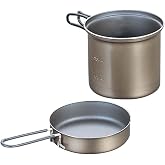 Evernew Titanium Non-Stick Deep Pot 0.9 L Handle - ECA402 | Handl Cookware