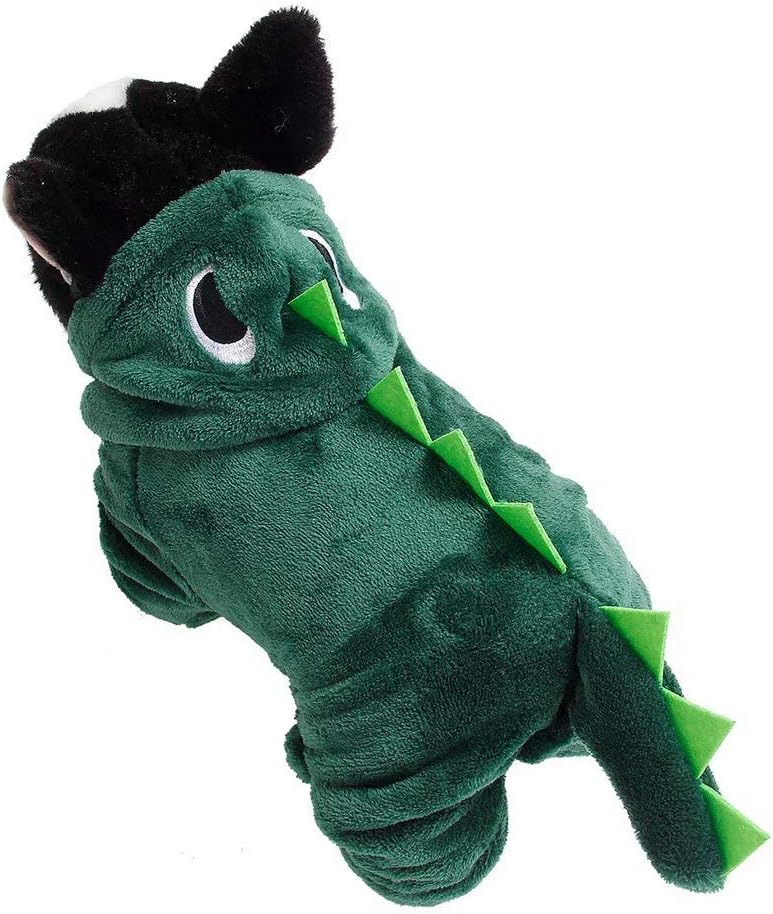 Cute Halloween Pet Dog Puppy Teddy Costume Outfit Dinosaur Elk Koala Frog Rabbit Cow Shark Coral Fleece Cat Animal Apparel Autumn Winter Clothes