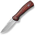 Buck Knives 0346RWS Vantage Select Large Folding Pocket Knife, 3-1/4" 420HC Stainless Steel Drop Point Blade, Rosewood Handle