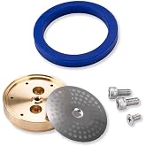 Brass Tune Up Kit for Gaggia，Replacement for IMS Precision Shower Screen | Brass Shower Holder, Silicone Gasket, stainless steel screws.