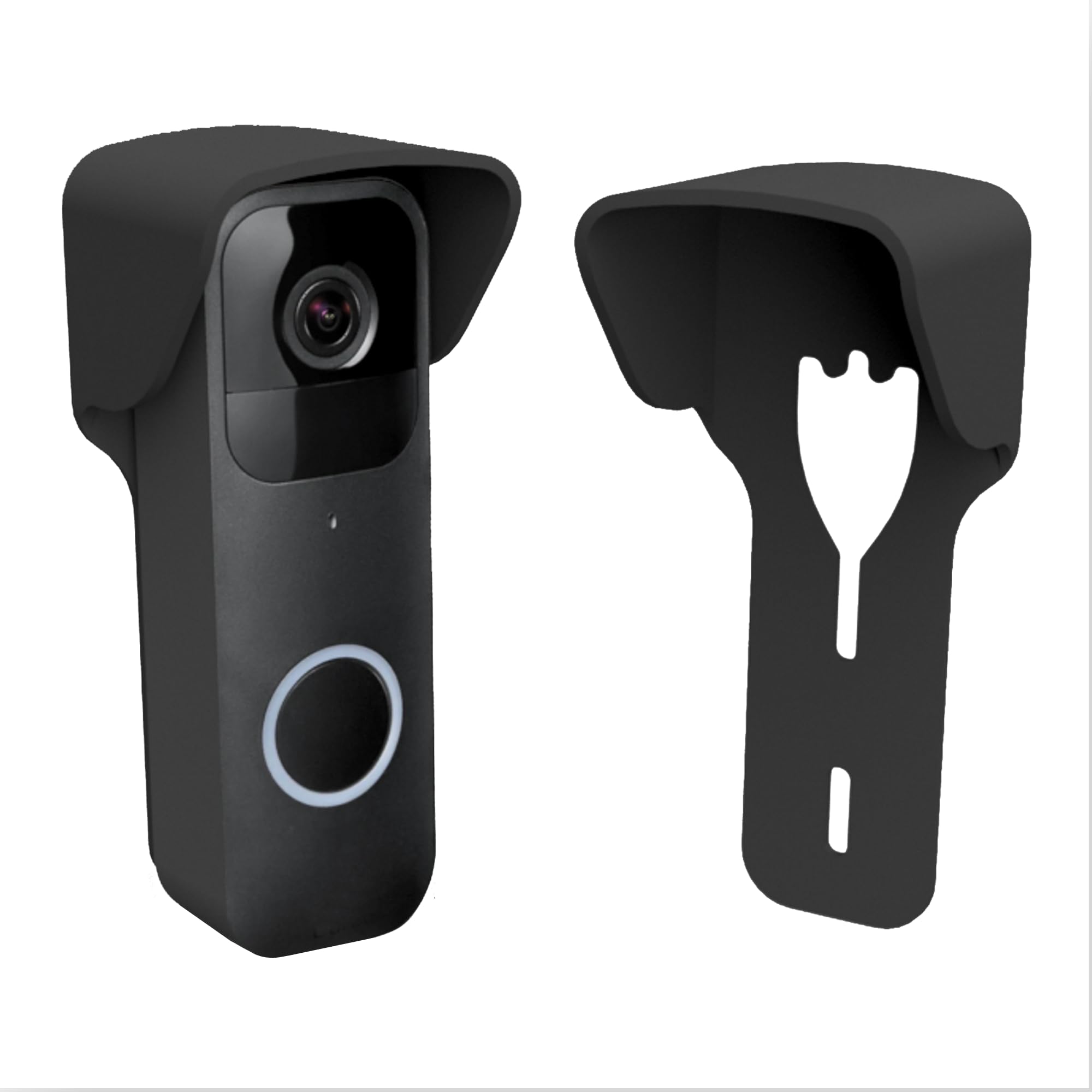 Mars Outpost | Cover compatible with BlinkDoorbell Hood Shield for Rain Glare Sun Shade Protection No Drilling Needed