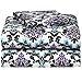 Ashley Damask 3 Piece Twin XL Sheet Set for College Dorm Bedding