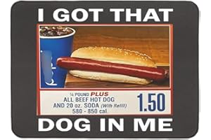 Funny Hot Dog Meme Gifts for Costco Hot Dog Mouse Pad (Dog in Me MP CA)