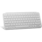 Keychron B1 Pro Wireless Ultra-Slim ZMK/Launcher Bluetooth 2.4 GHz/Wired Connection Keyboard for Mac Windows Linux - White