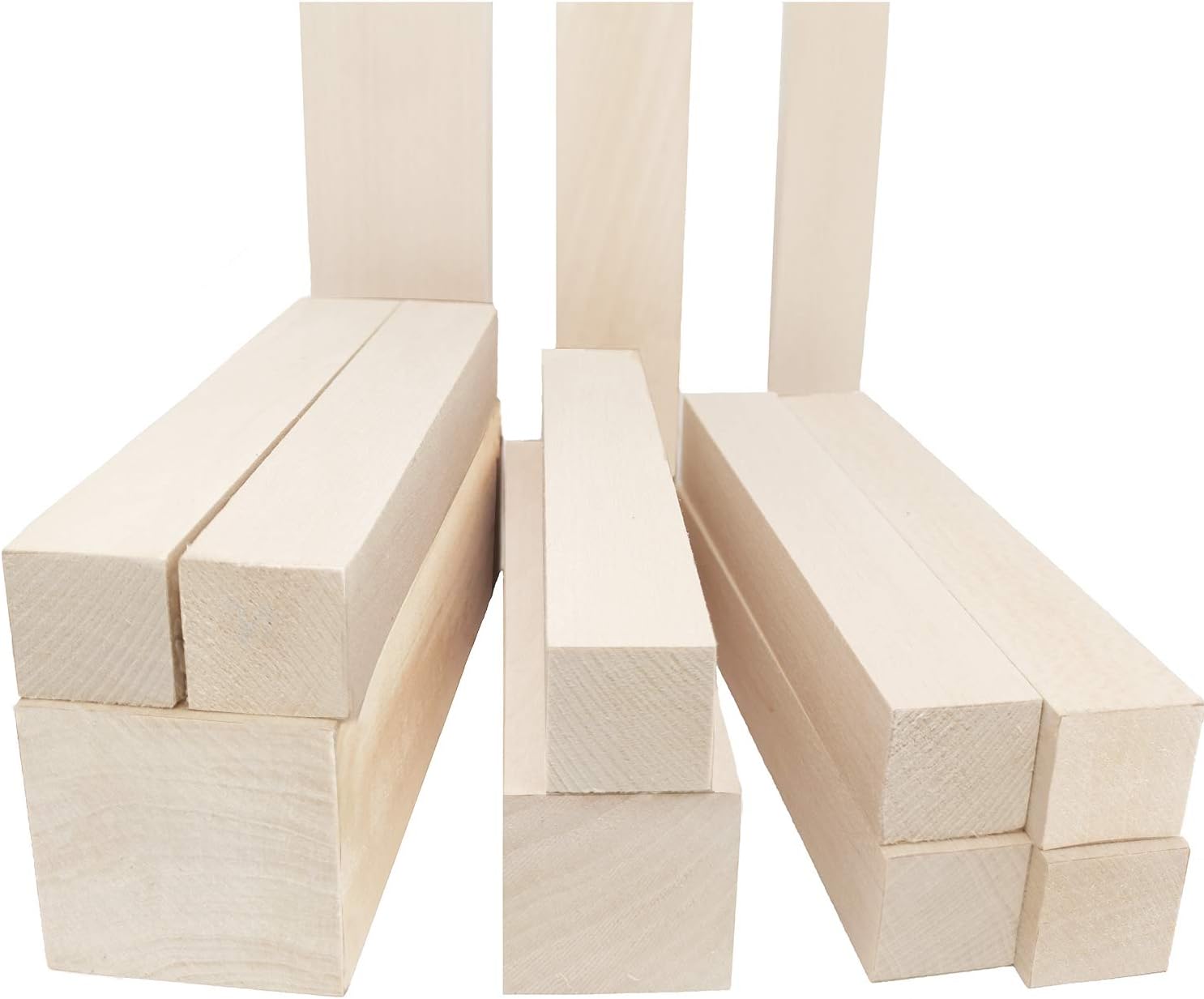 raw wood blocks