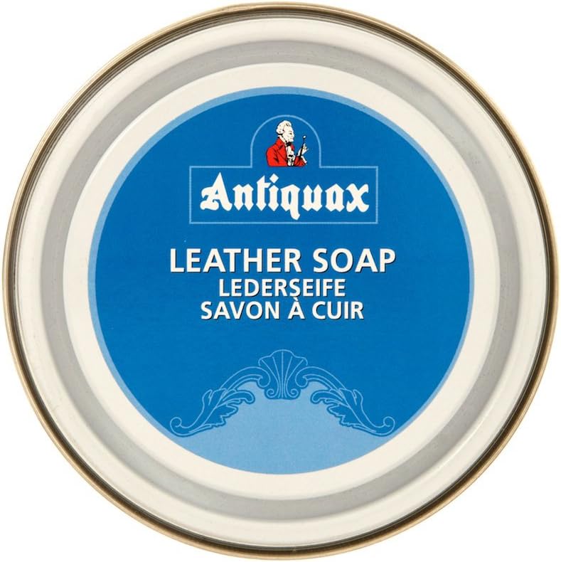 Antiquax Leather Soap -Cleaner for Gentle Care Deep Cleaning, and Conditioning of Furniture, Shoes, and Accessories - 250ml