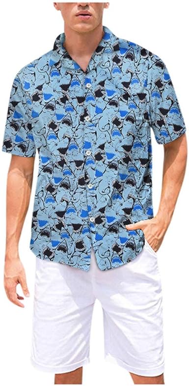 slim fit hawaiian shirts amazon