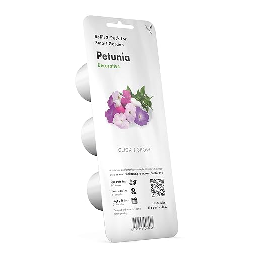 Emsa 3 Cápsulas Petunia Click & Grow, Semillas apta para Smart ...