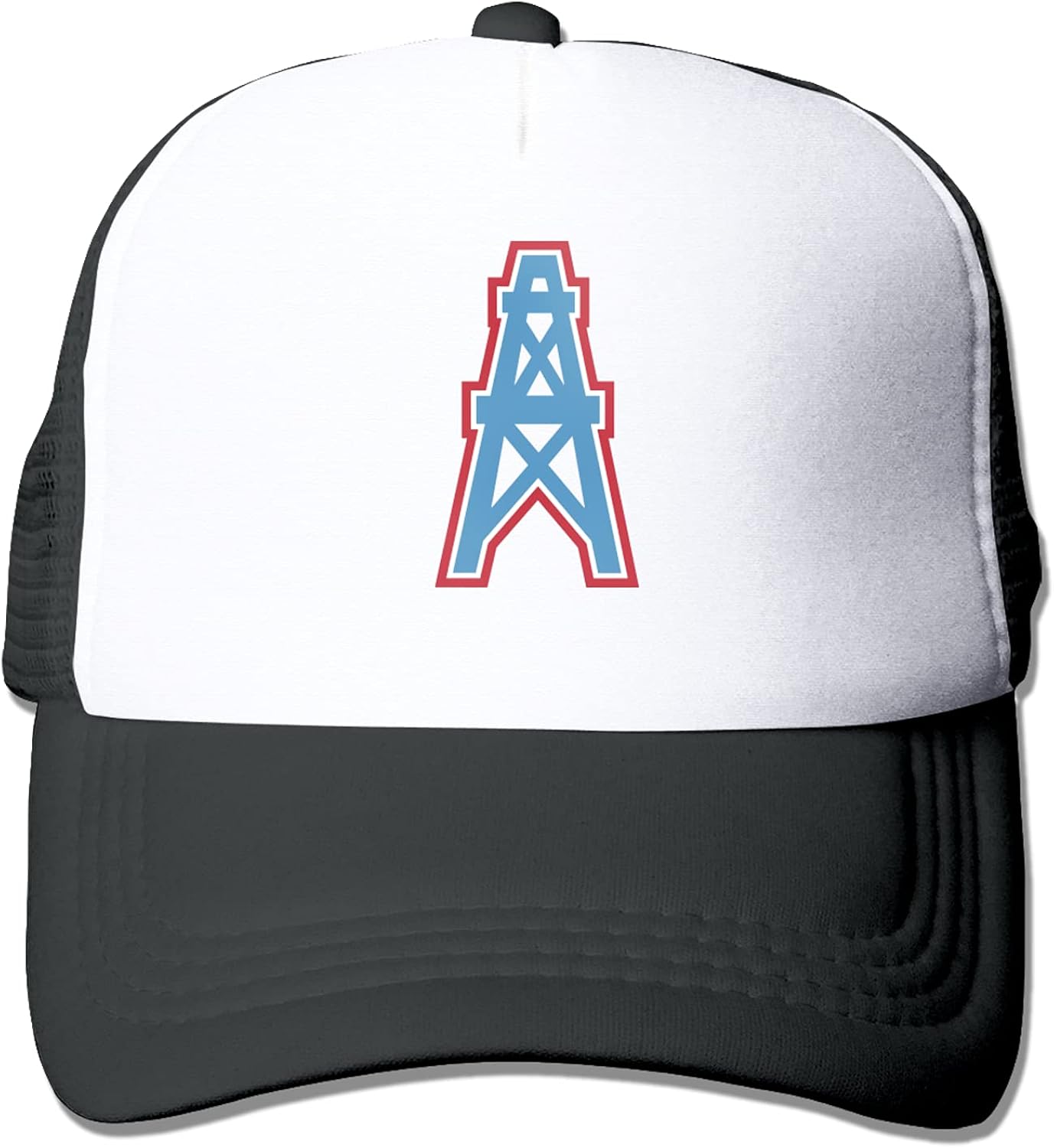 Baseball Caps Houston Oilers Adjustable Mesh Hat for Men Women Black