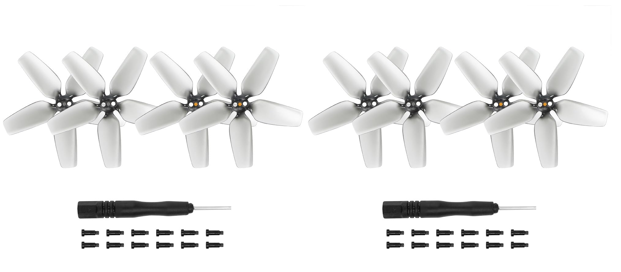 4x/8x Propellers For Avata Replacement Prop Blades Low Noise 2925s Wings for DJI Avata Drone Accessories Exclusive Screws & Screwdrivers (8x Grey)