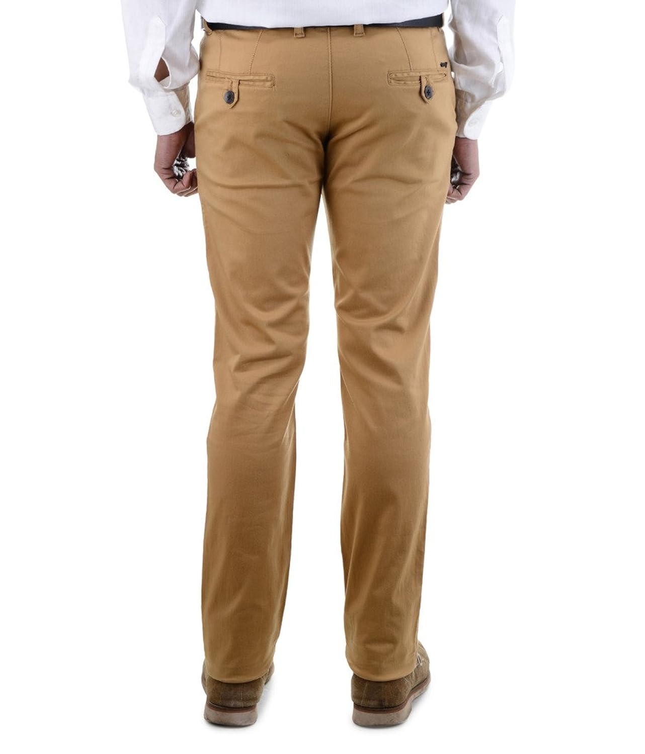 ben martin men's regular fit cotton trousers (combo of 2)