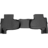 SMARTLINER Custom Floor Mats 2nd Row Liner for 2015-2020 Chevrolet Suburban