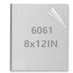 6061 Aluminum Sheet Metal 8 x 12 x 1/4 Inch, Heavy