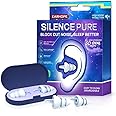 Ear Plugs for Sleeping - Soft Reusable Gel Ear Plugs for Noise Reduction & Focus, 3D Oval Noise Cancelling Design (35dB), Ide