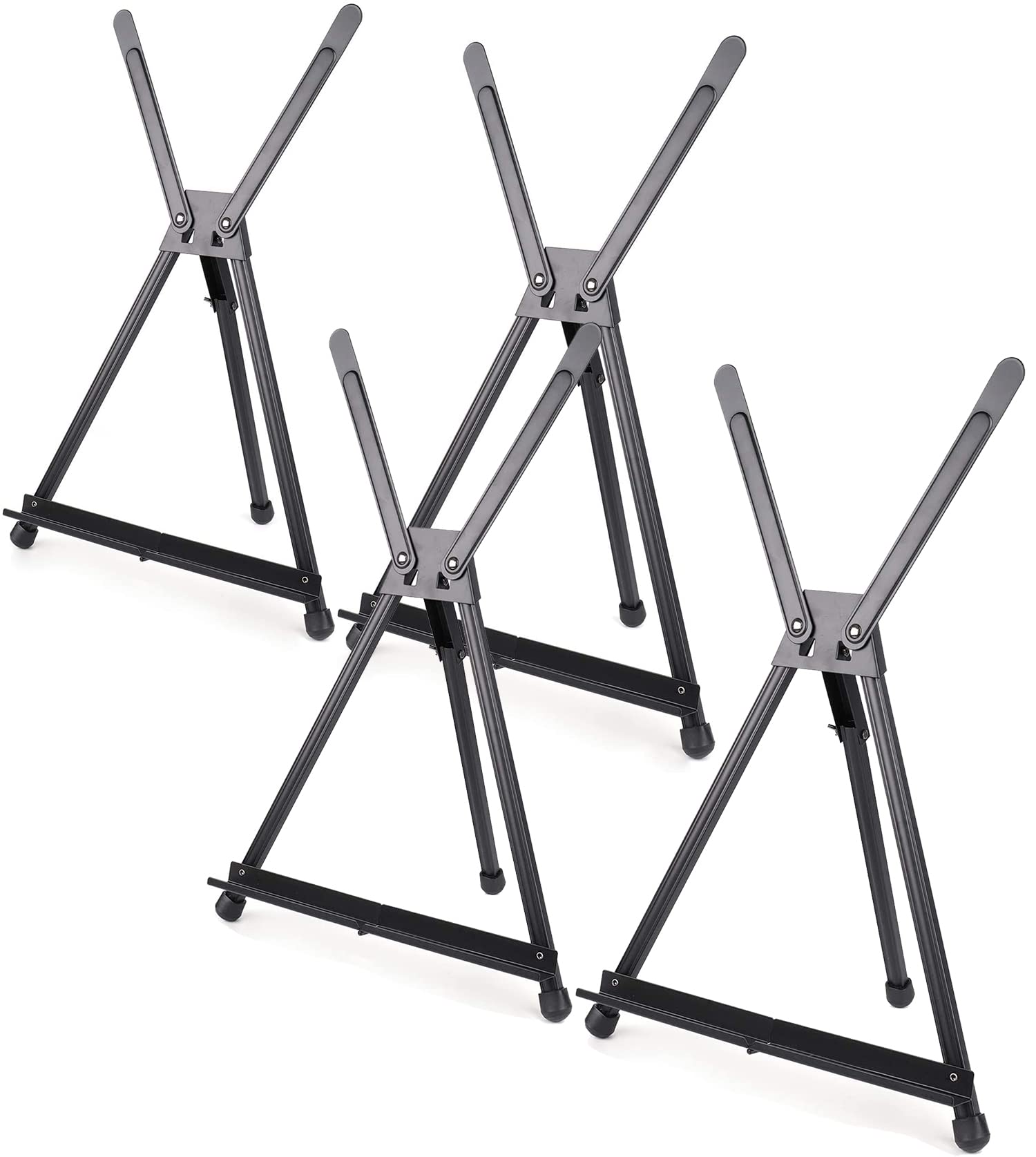Photo 1 of Tosnail 4 Pack 22 Inches Art Easel Stand Tabletop, Aluminum Display Stand, Photo Holder Display Stand for Artist, Students, Adults, Kids Painting