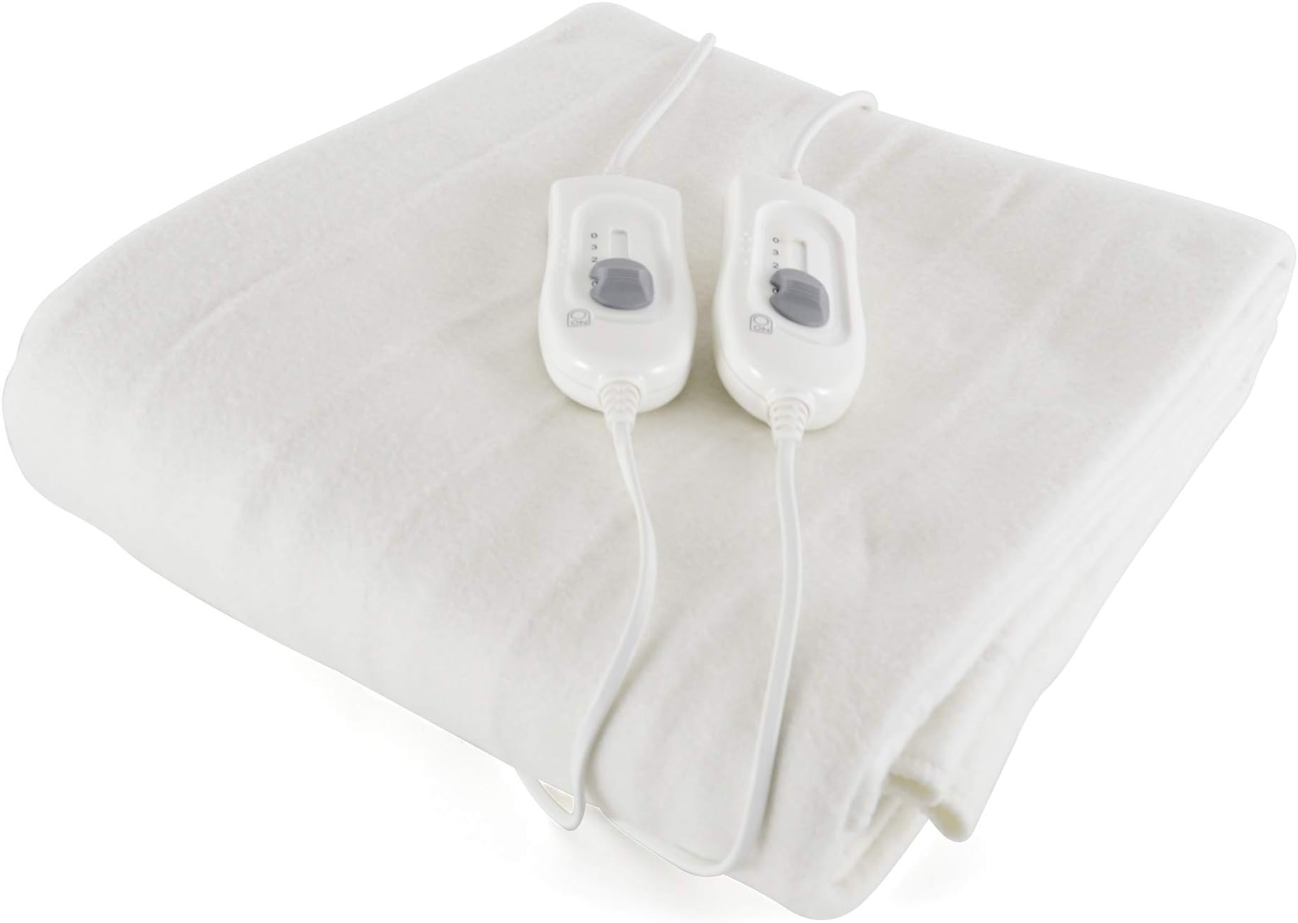 STAYWARMSize Superior Electric Underblanket with Detachable Controller, Polyester, White, King (Premium)