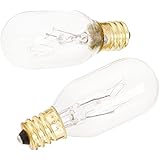Jerdon JPT25W 25-Watt Replacement Light Bulbs for Lighted Mirrors, 2-Pack