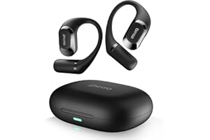 OHAYO Open Ear Headphones,Wireless Earbuds with Ergonomic Earhook,Bluetooth 5.4 Over Ear Earbuds with Smart Digital Display,40H Playtime,IPX5 Waterproof,Touch Control Ear Buds Fit Cycling,Running,Workout