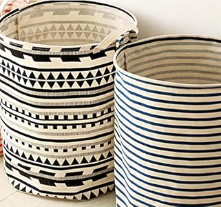 Marca: Kanggest Kanggest Patrón Patrón geométrico Cubo Plegable de Lino